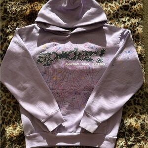 Purple Graphic Hoodie